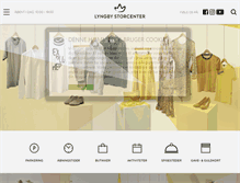 Tablet Screenshot of lyngbystorcenter.dk